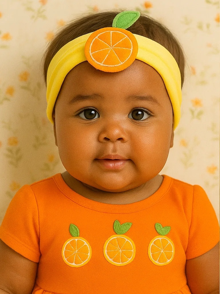 Baby Orange Slice Headband