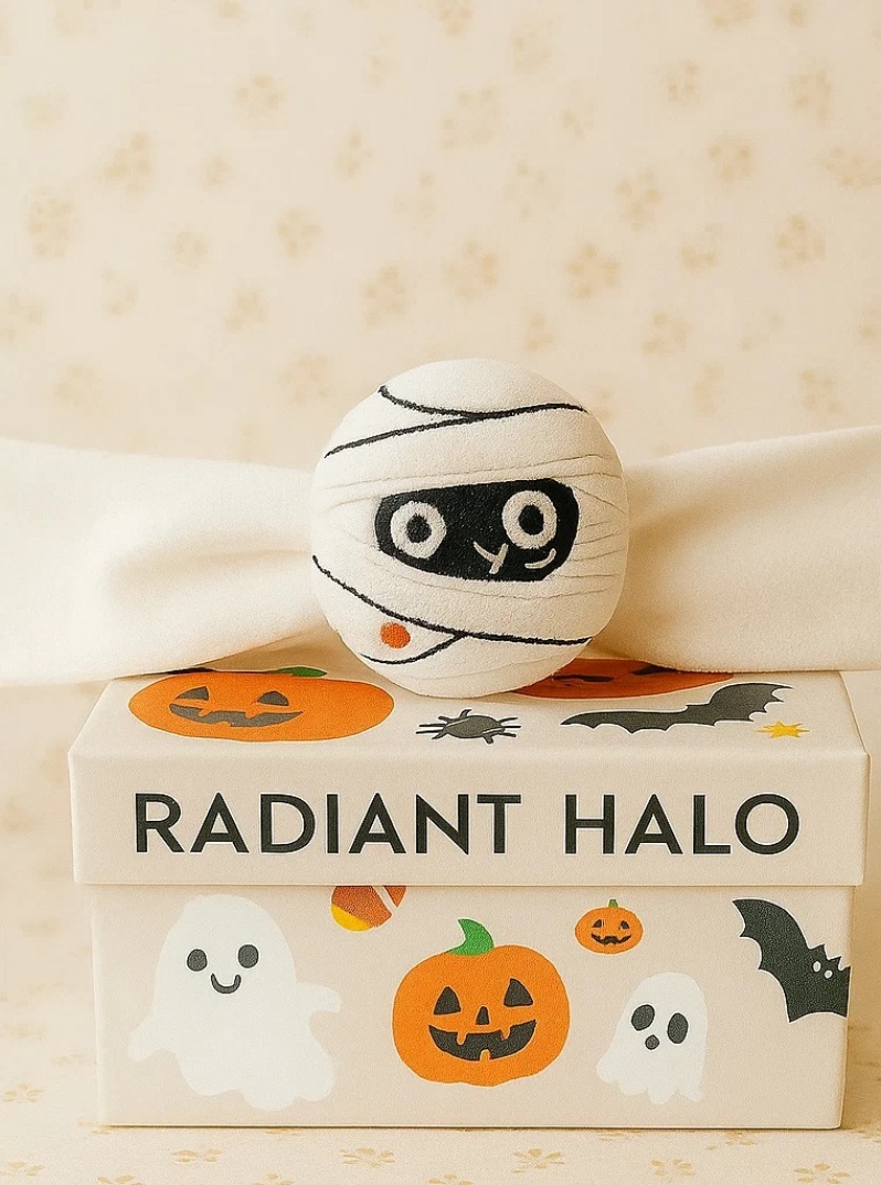 ラディアント・ハロー ハロウィンぬいぐるみベビーヘッドバンド