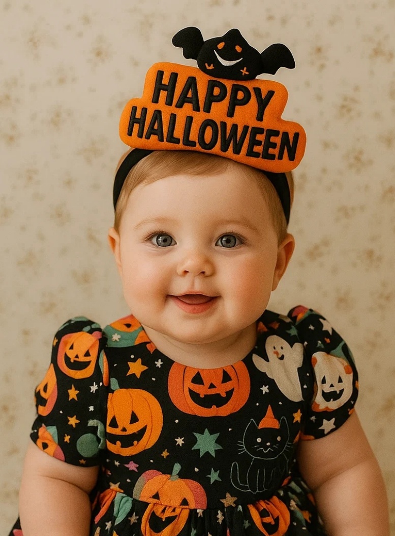 Radiant Halo Halloween Plüschspielzeug Baby Haarbänder