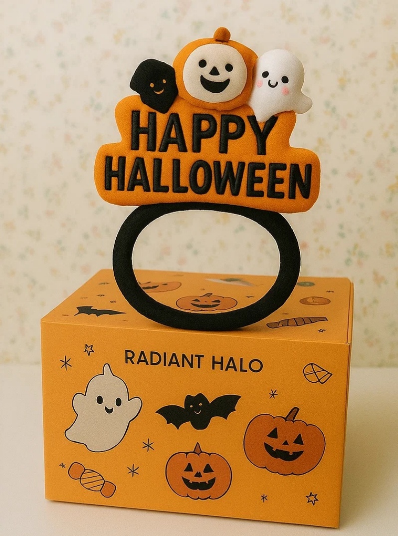 Radiant Halo Diademas para Bebé con Juguetes de Peluche de Halloween