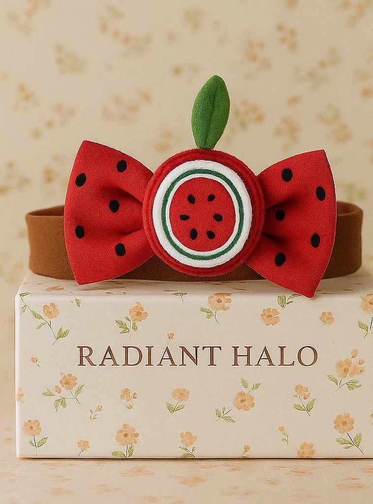 Watermelon Baby Headband Set