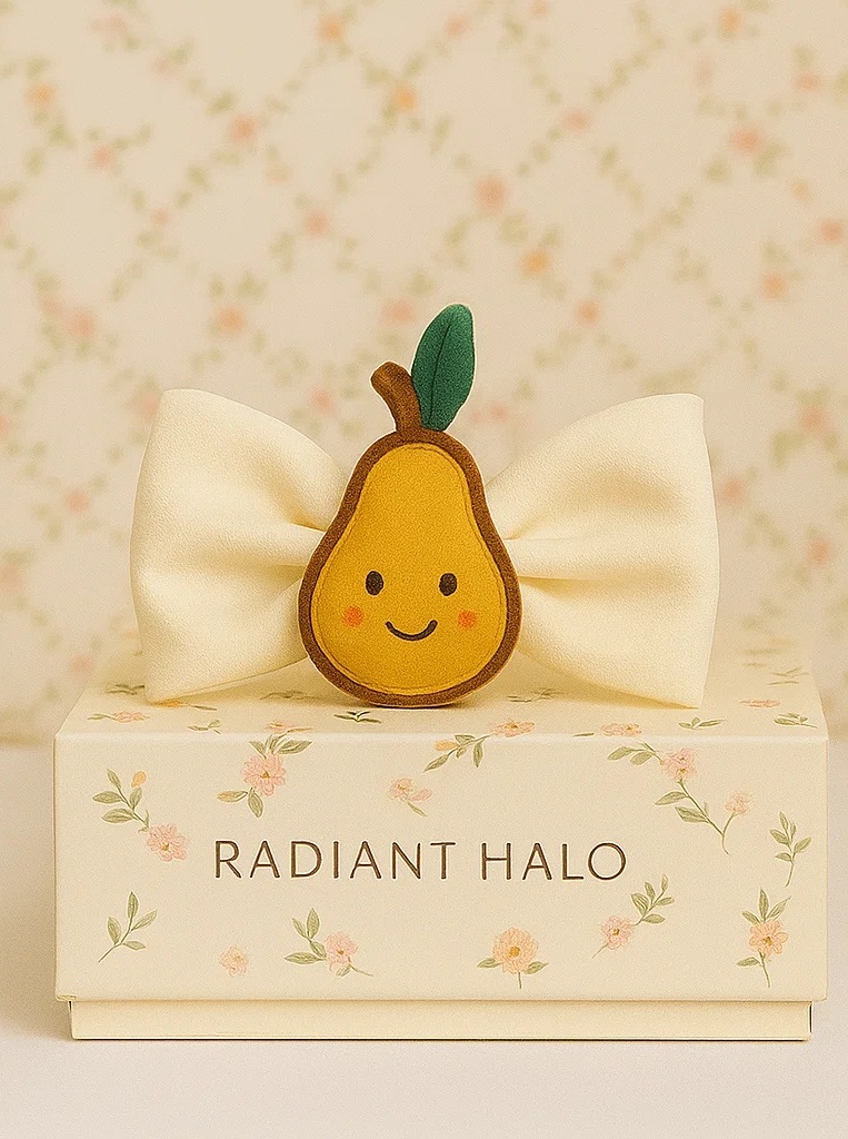 Pear Baby Headband Set