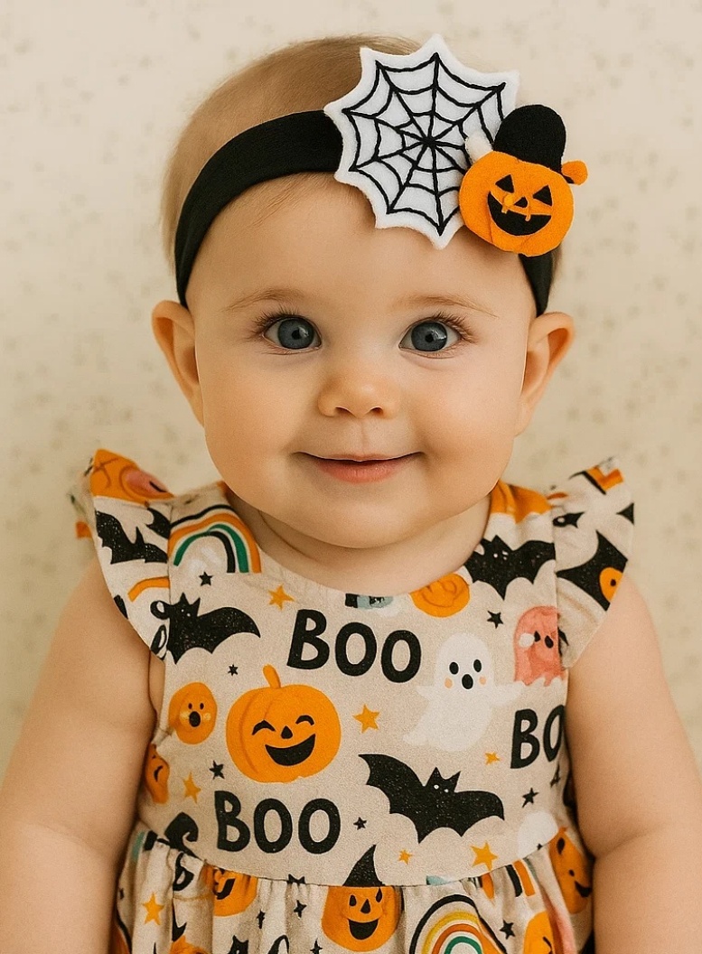 Radiant Halo Halloween Peapael Beebidele Plush Mänguasjadega