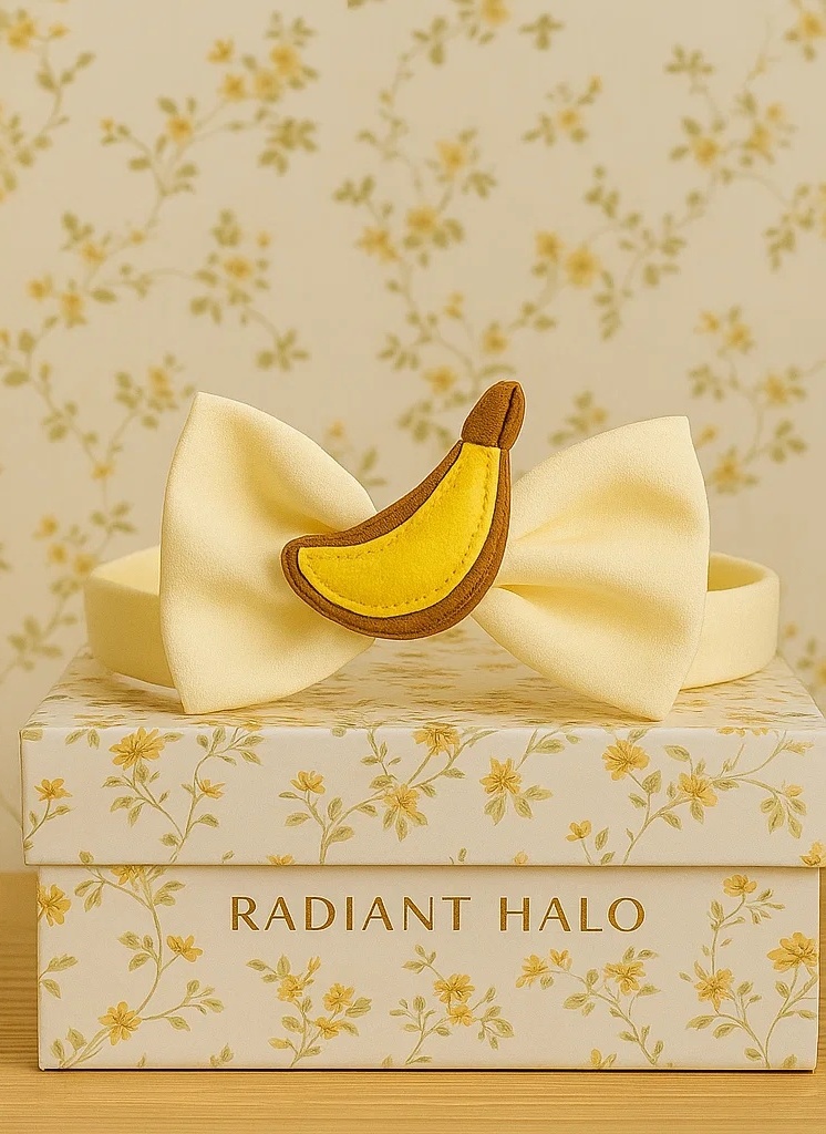 Banana Baby Headband Set