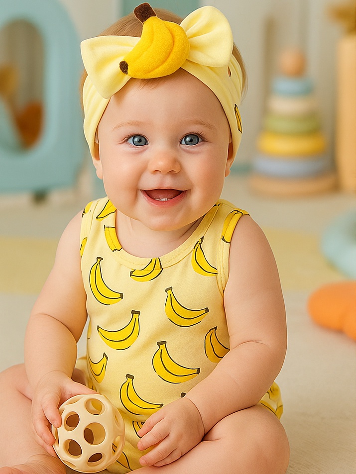 Banana Plush Headband for Babies