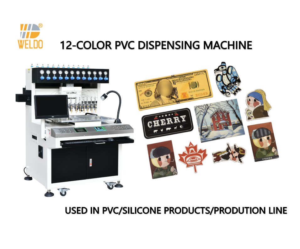 12-Color PVC & Silicone Automatic Dispensing Machine | High-Precision Liquid Filling Equipment