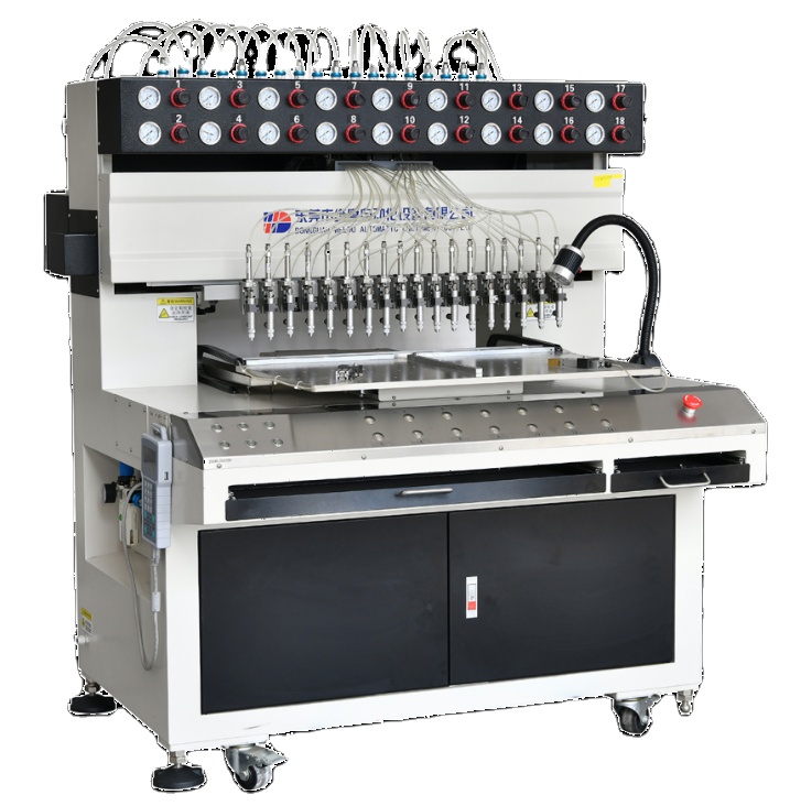 Donut pattern soft pvc rubber patch filling machine