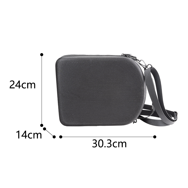 EVA Hard Shell Hat Travel Case with Shoulder Strap – Protective Lightweight Storage Box for Baseball Caps & Snapbacks