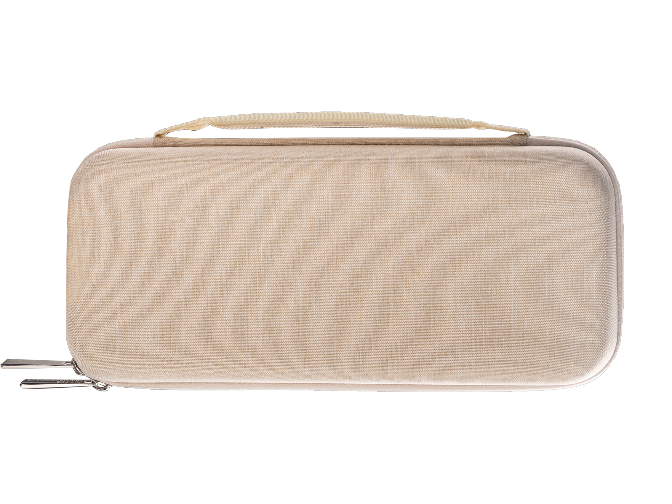 Custom EVA Hard Shell Keyboard Storage Case with Handle – Beige Linen Style