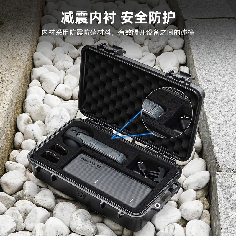 LOW MOQ Hard EVA Insta360 X5 Carrying Case | Direct Factory Hard EVA Insta360 X5 Carrying Case