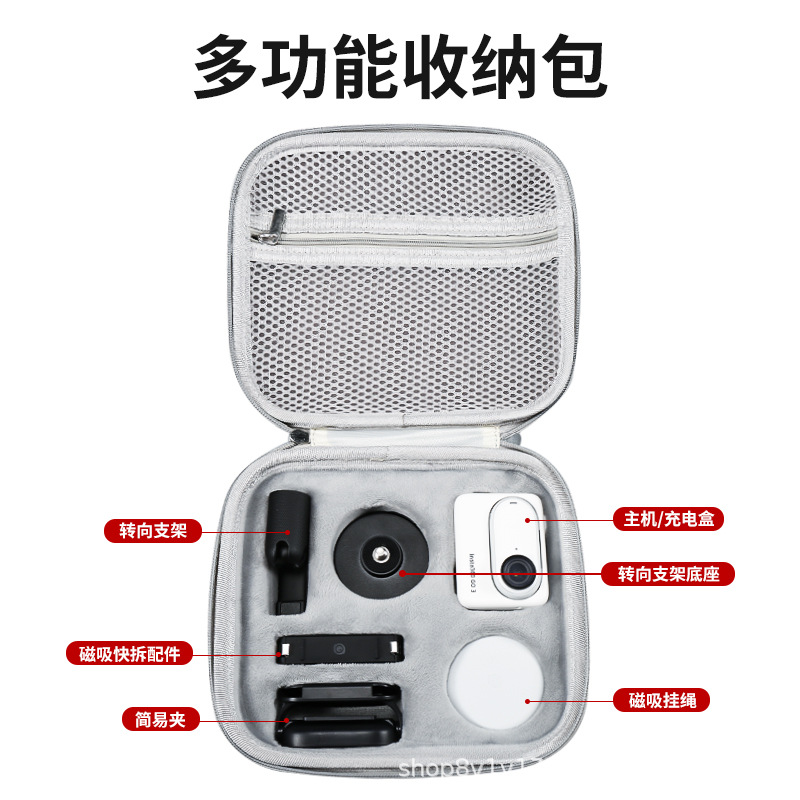 LOW MOQ Hard EVA insta360 x5 Carrying Case - Direct Factory Portable Storage Bag
