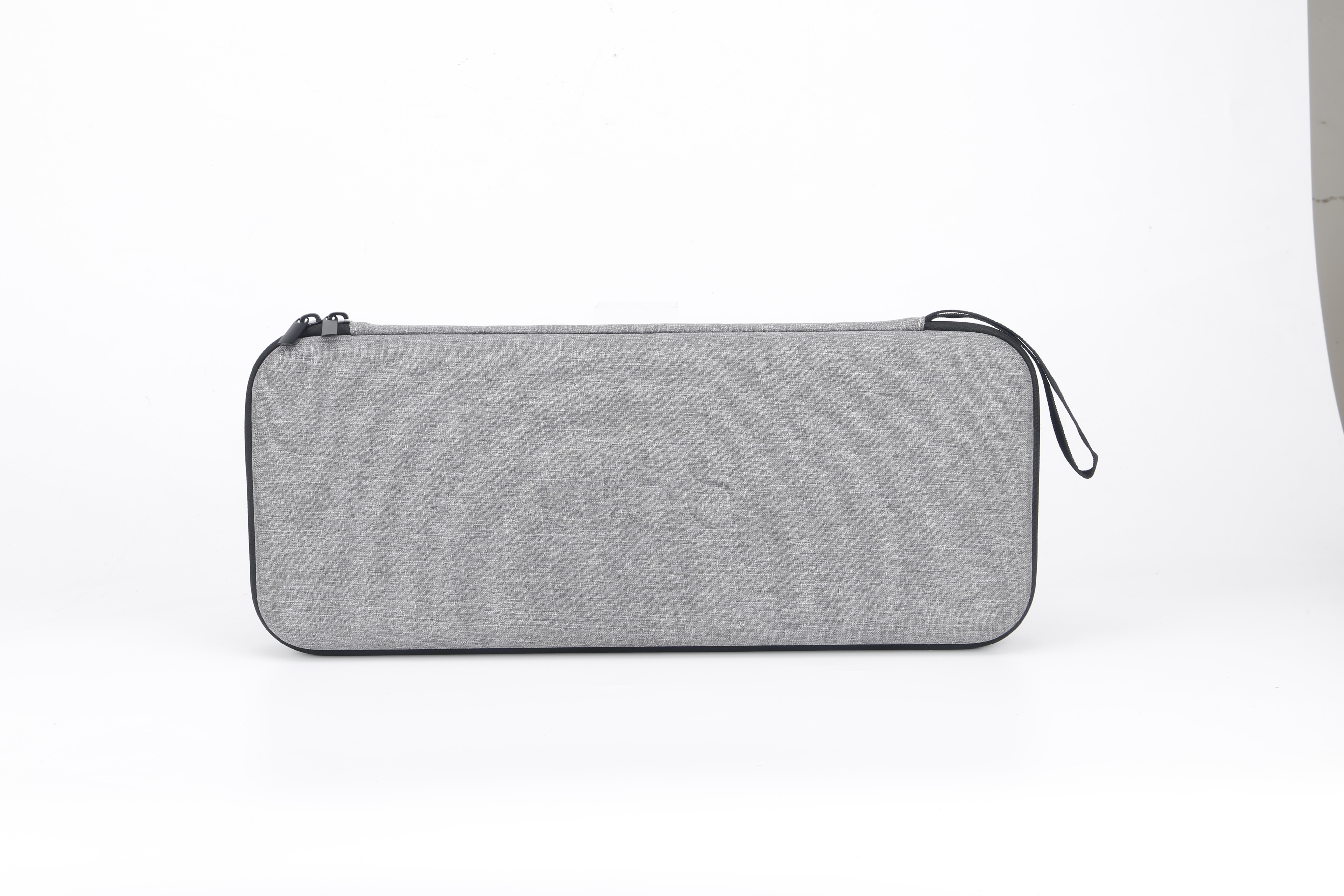 Grey Custom EVA Hard Shell Carry Case with Mesh Pocket – Travel Keyboard Organizer