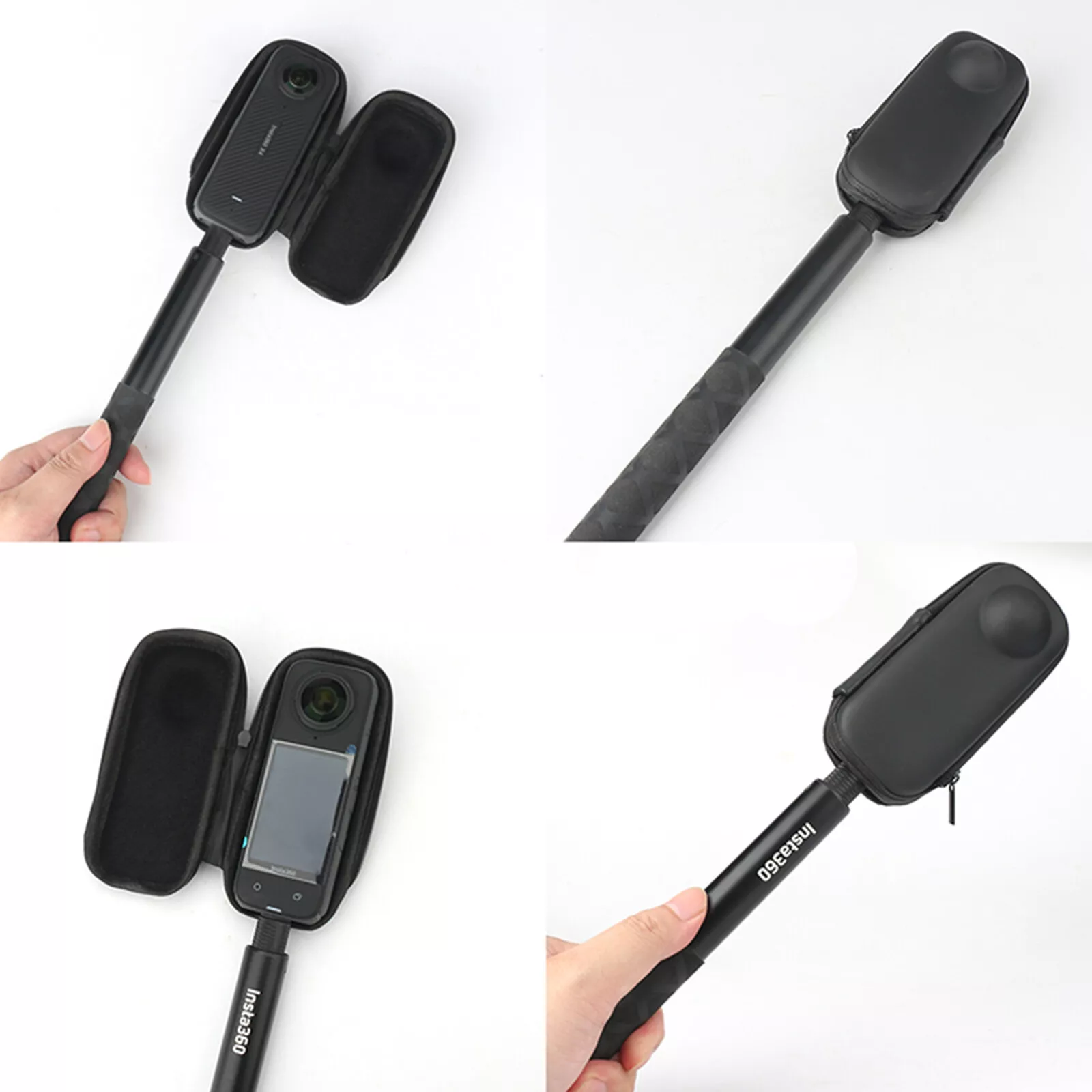 Direct Factory Lightweight Hard EVA Case for Insta360 X5 with Stick-Friendly Design