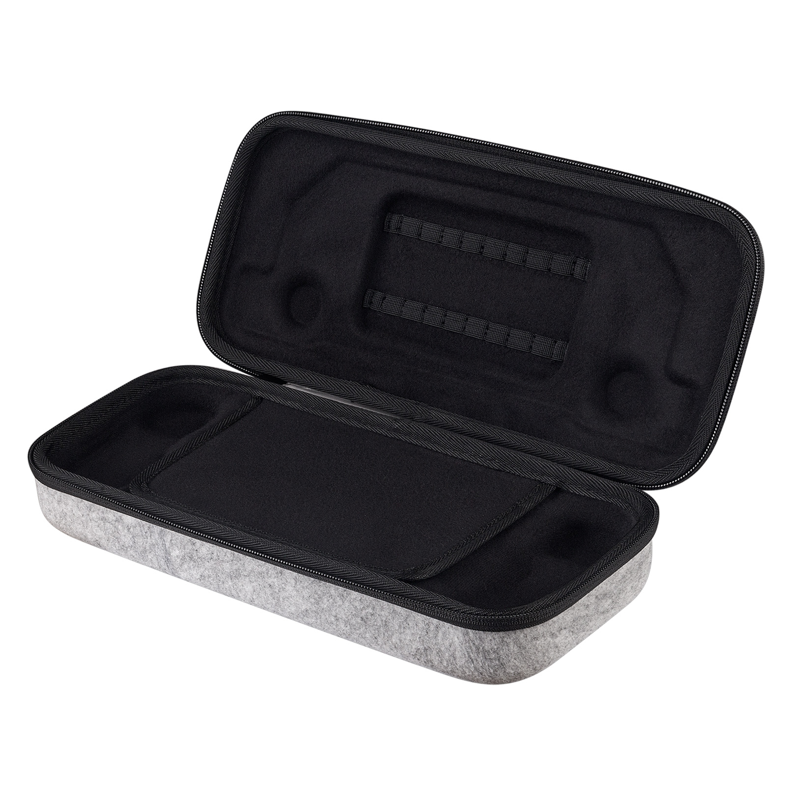Custom Hard Shell Carry Case for Steam Deck - Felt Surface EVA Case