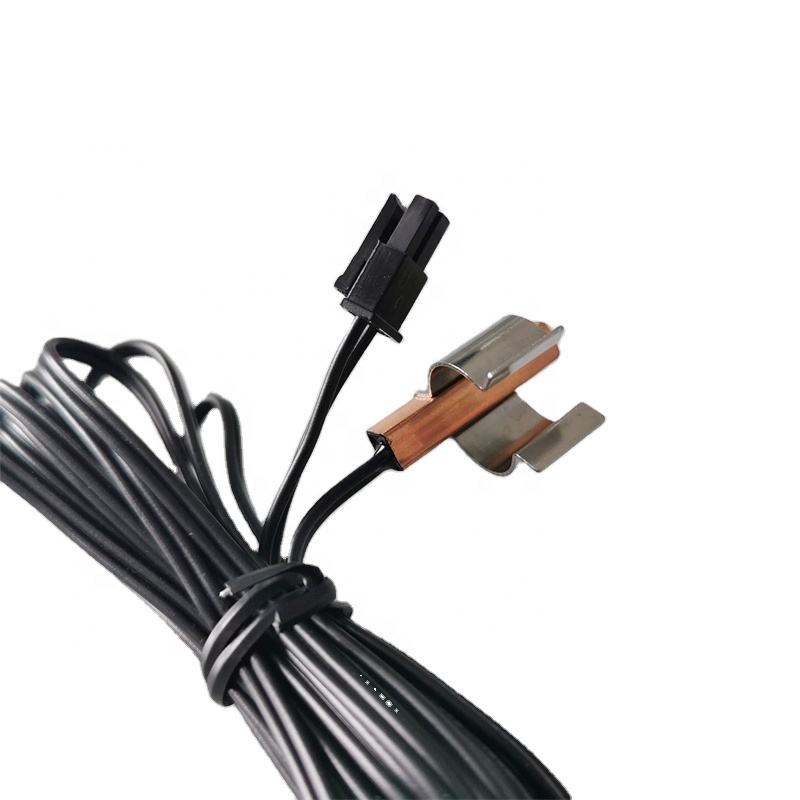 10K NTC Pipe Clamp Temperature Sensor Probe for HVAC Systems Up to 200