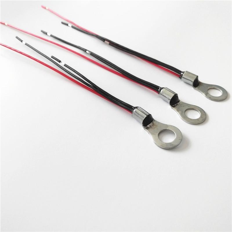 Precision Surface Ring Lug Mount Battery Temperature Sensor with 3 Wires for Voltage Protection
