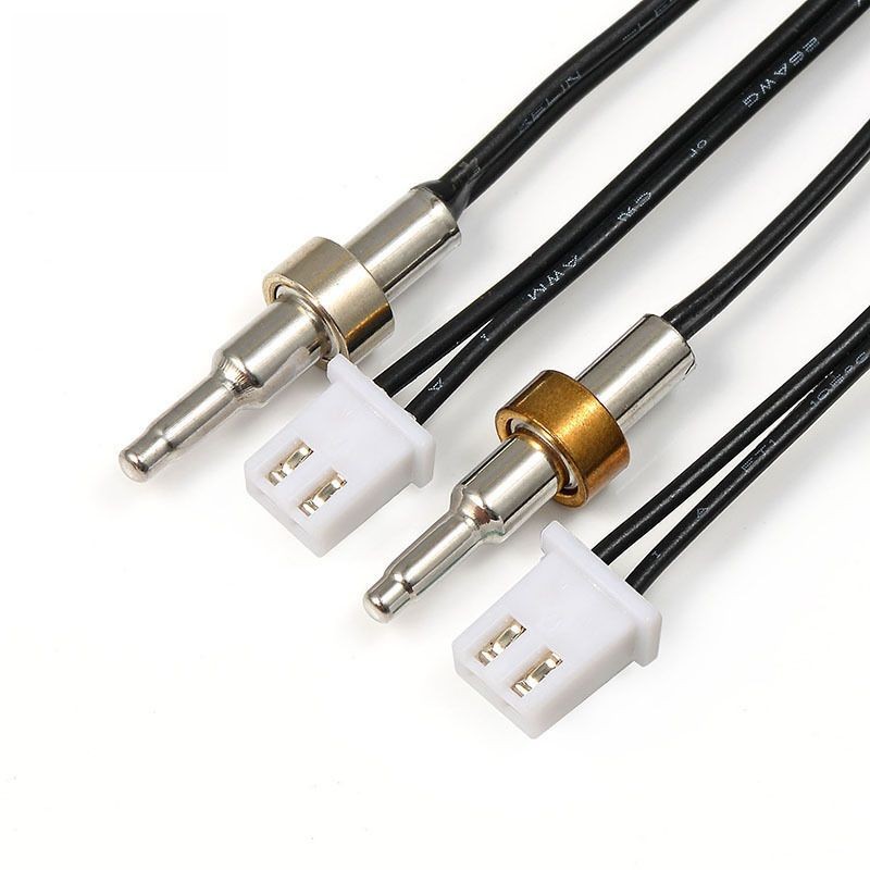 Bullet-Shaped NTC Temperature Sensor with Threaded Mounting Adapter for Smart Home Appliances