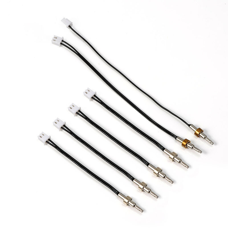 Bullet-Shaped NTC Temperature Sensor with Threaded Mounting Adapter for Smart Home Appliances