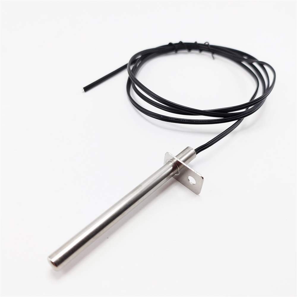 Flange Mounted Temperature Sensor, Stainless Steel PT100 RTD for Indus