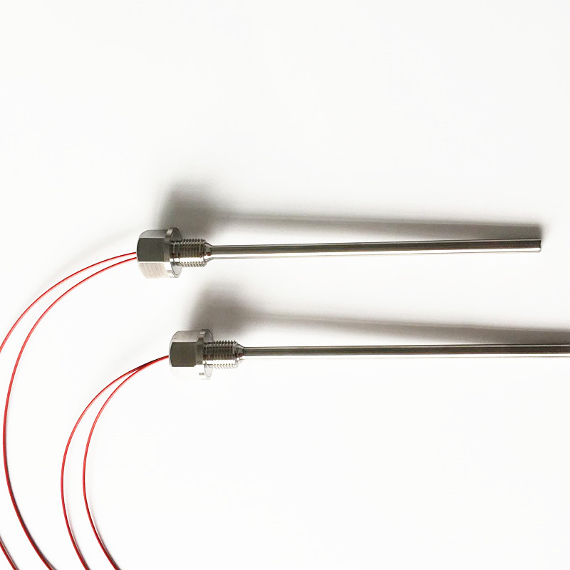 Threaded Probe RTD Temperature Sensor Stainless Steel Industrial Temperature Sensor for Equipment and Pipeline Monitoring