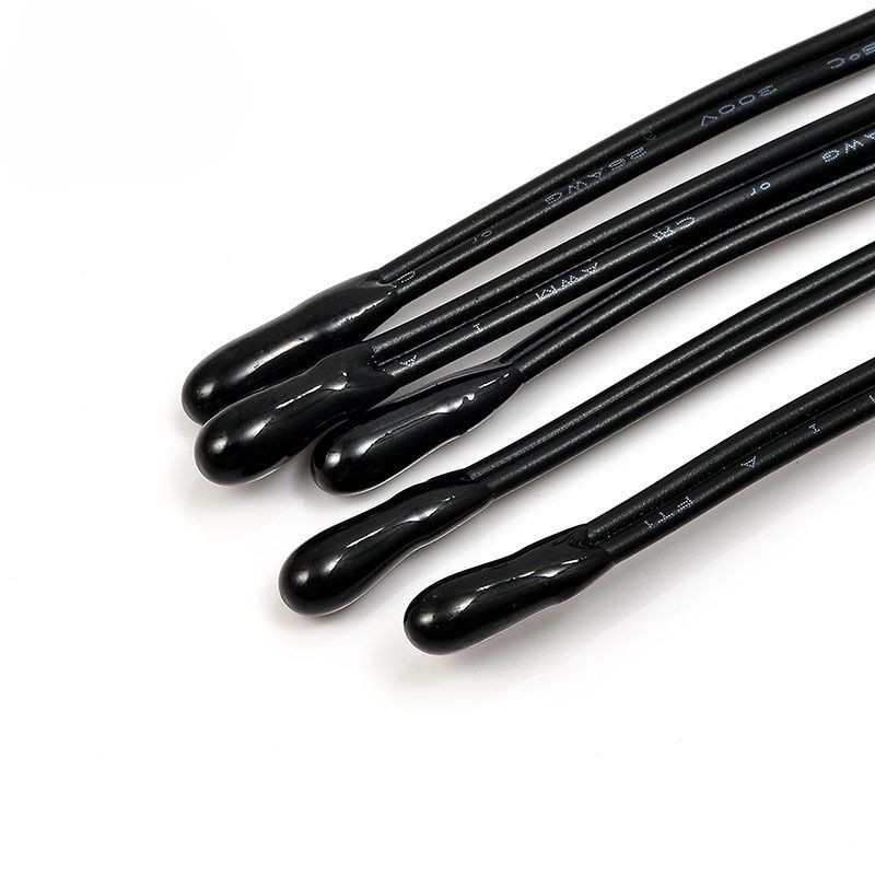 MF52 Epoxy Encapsulated NTC Thermistor Temperature Sensor Probe with Wire and 2-Pin Connector