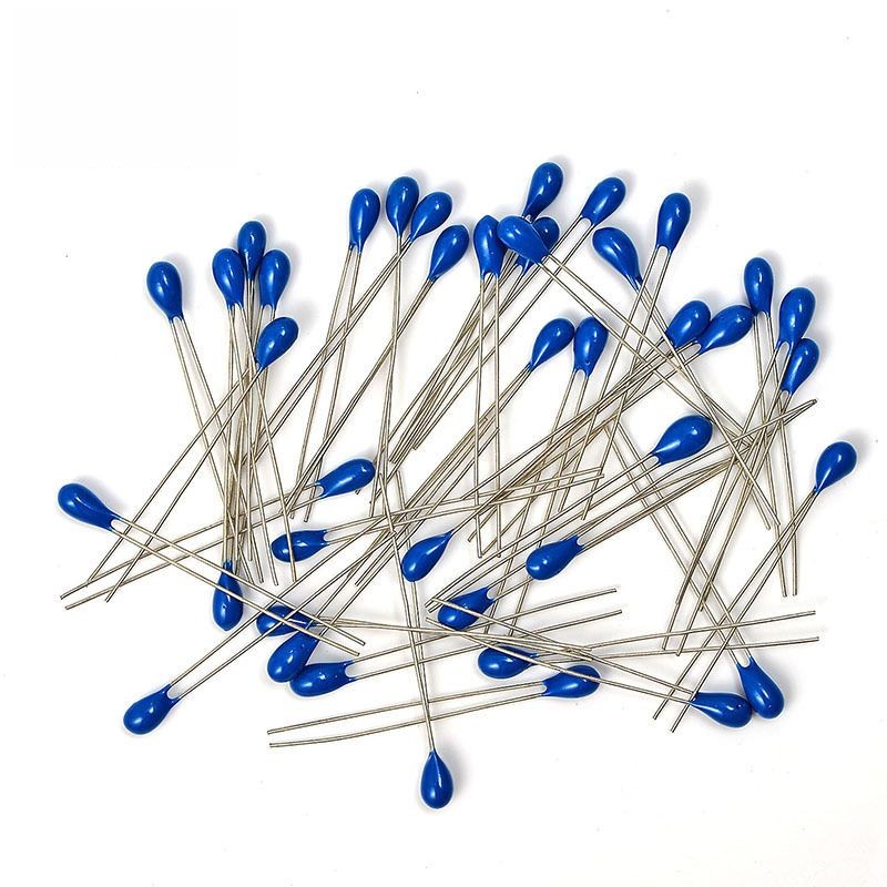 MF52A Blue Epoxy Coated NTC Thermistor 2K and 2.7K Ohm with Radial Leads for Temperature Sensing