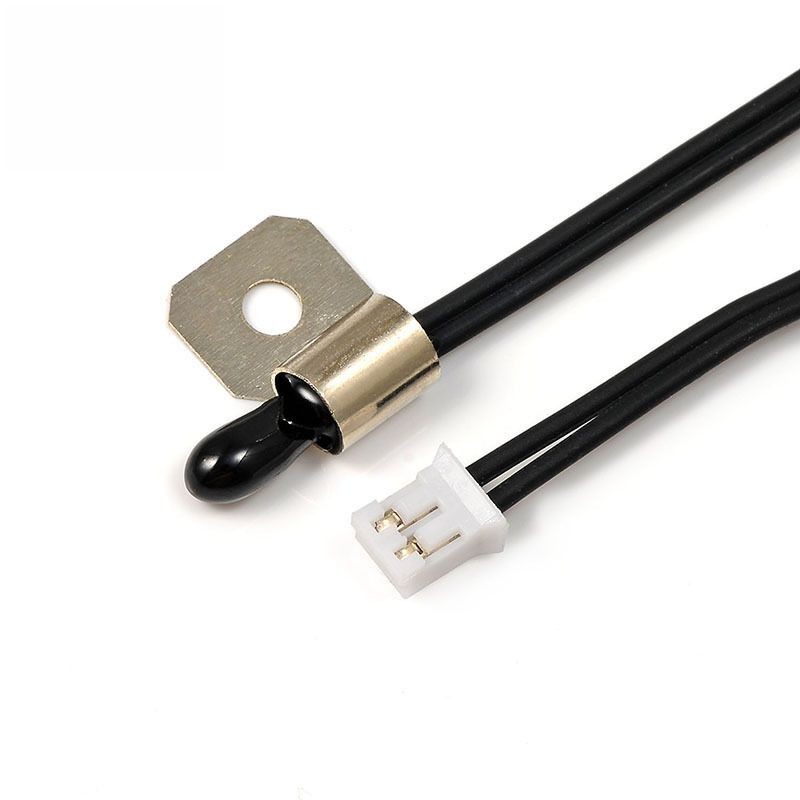 NTC Temperature Sensor with Bare Round Probe and Side Mounting Bracket