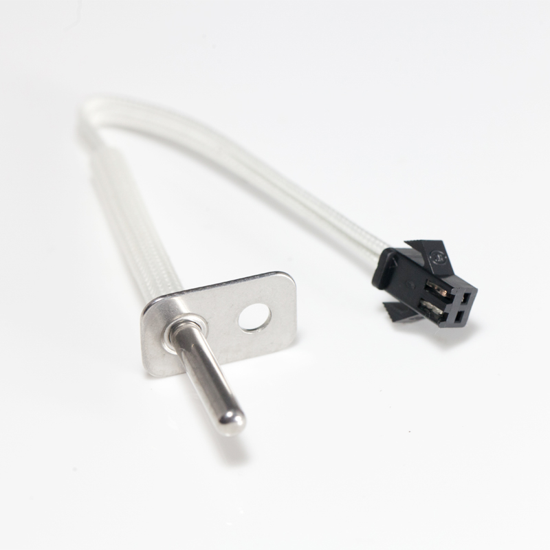 Flange Mount NTC Temperature Sensor Probe for Liquid and Air Temperature Measurement