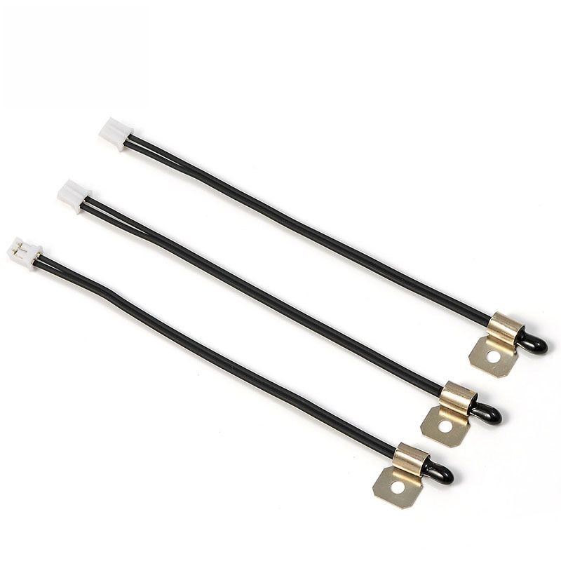NTC Temperature Sensor with Bare Round Probe and Side Mounting Bracket