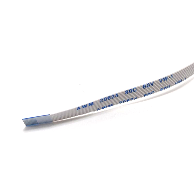 TMP117 Digital Temperature Sensor Probe with PVC Cable and 6-Pin FFC Extension for Narrow Spaces