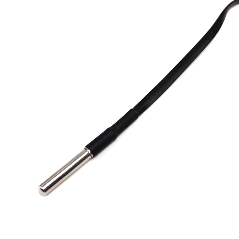 TMP117 Digital Temperature Sensor Probe with PVC Cable and 6-Pin FFC Extension for Narrow Spaces