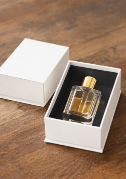Durable Luxury Custom Perfume Fragrance Bottles Packing Foldable Magnetic Cardboard Closure Flat Rigid Perfume Paper box