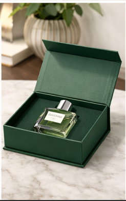 High-end Luxury Custom Perfume Fragrance Bottles Packing Foldable Magnetic Cardboard Closure Flat Rigid Perfume Paper box