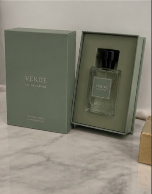 Eco-friendly Luxury Custom Perfume Fragrance Bottles Packing Foldable Magnetic Cardboard Closure Flat Rigid Perfume Paper box