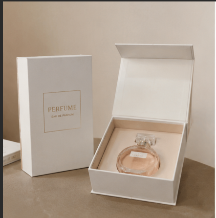 Eco-friendly Luxury Custom Perfume Fragrance Bottles Packing Foldable Magnetic Cardboard Closure Flat Rigid Perfume Paper box