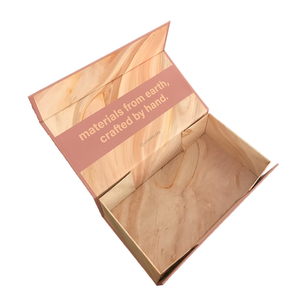 Luxury Custom Light Pink Perfume Fragrance Bottle Packing Foldable Magnetic Closure Rigid Cardboard Paper Gift Box