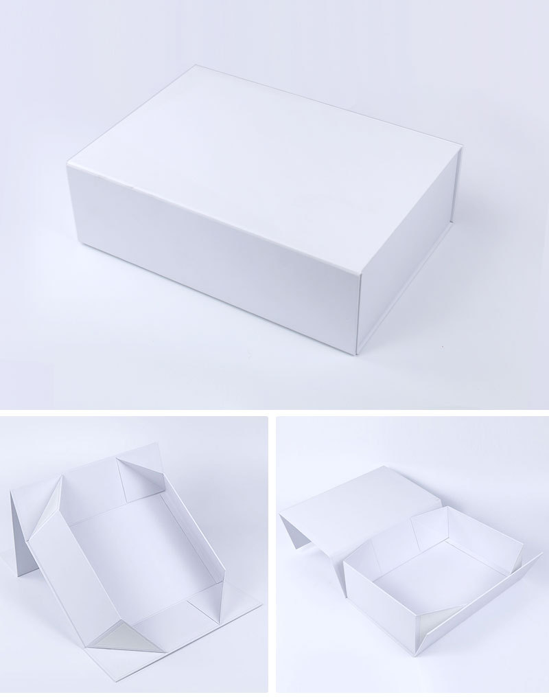 Luxury Custom White Perfume Fragrance Bottles Packing Foldable Magnetic Cardboard Closure Flat Rigid Perfume Paper box