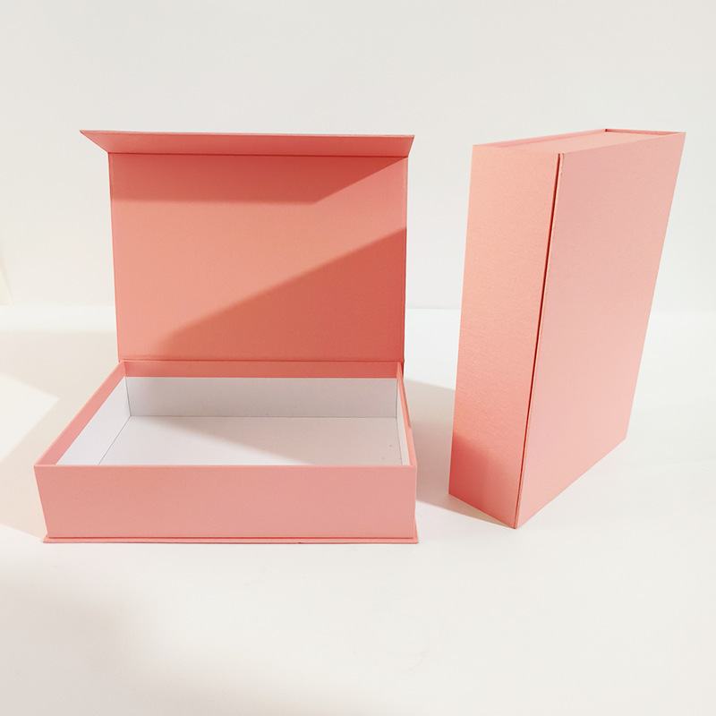 Luxury Custom Pink Perfume Fragrance Bottles Packing Foldable Magnetic Cardboard Closure  Flat Rigid Perfume Paper box