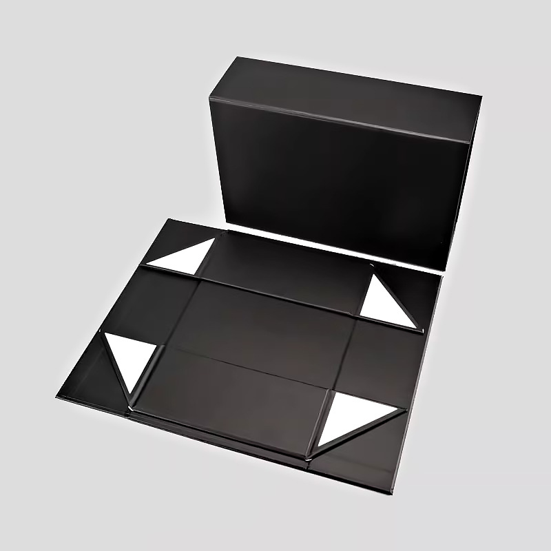Luxury Custom Foldable Magnetic Perfume Paper Packaging Box with Ribbon Closure