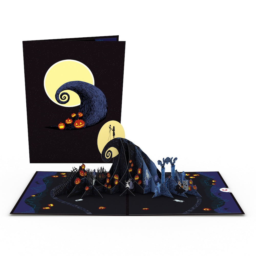 interactive spooky haunted house witch ghost pumpkin cross pop up 3d paper halloween greeting card