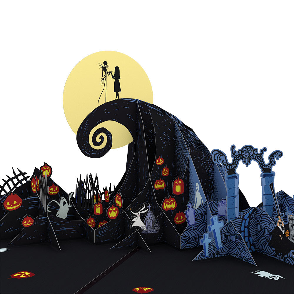 interactive spooky haunted house witch ghost pumpkin cross pop up 3d paper halloween greeting card