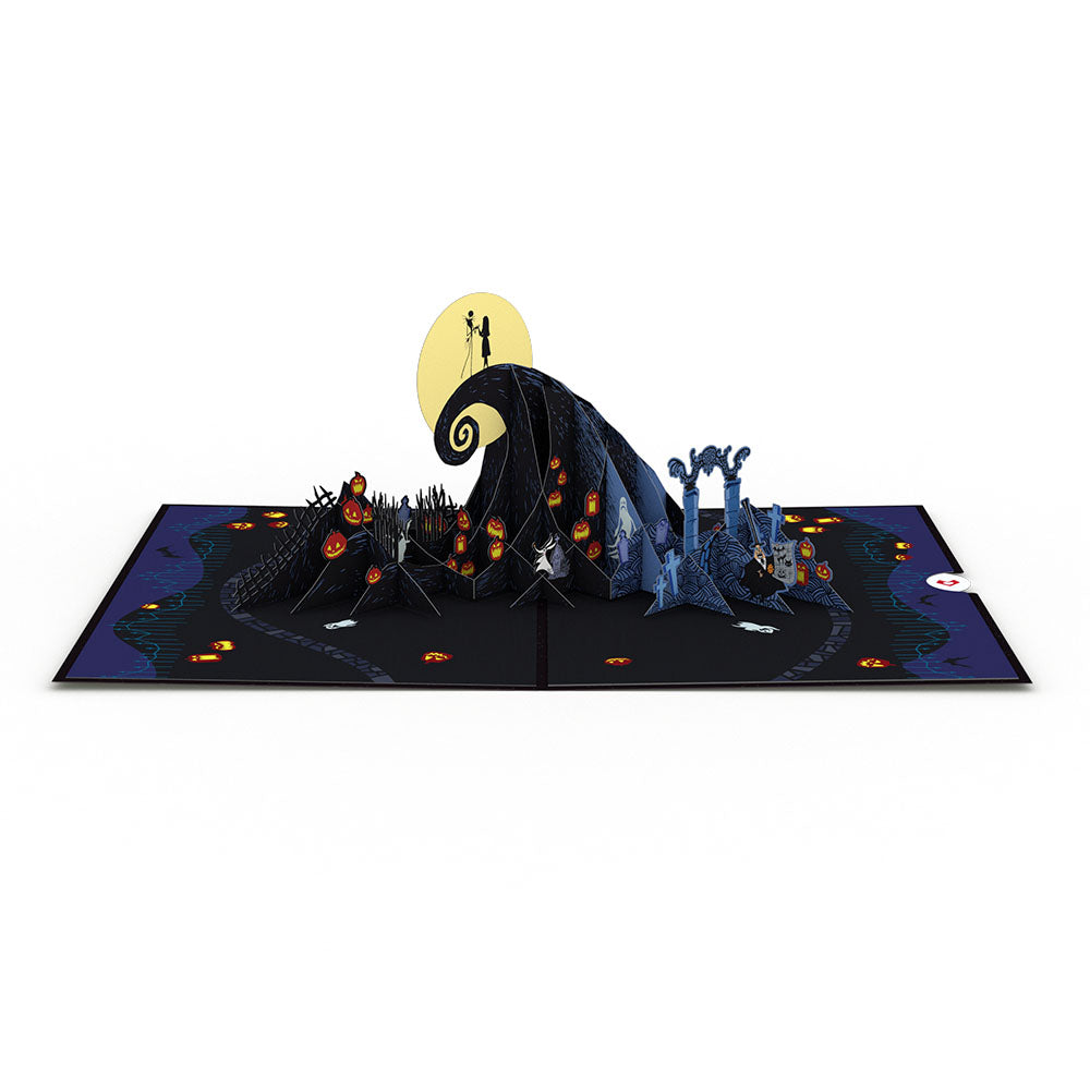 interactive spooky haunted house witch ghost pumpkin cross pop up 3d paper halloween greeting card
