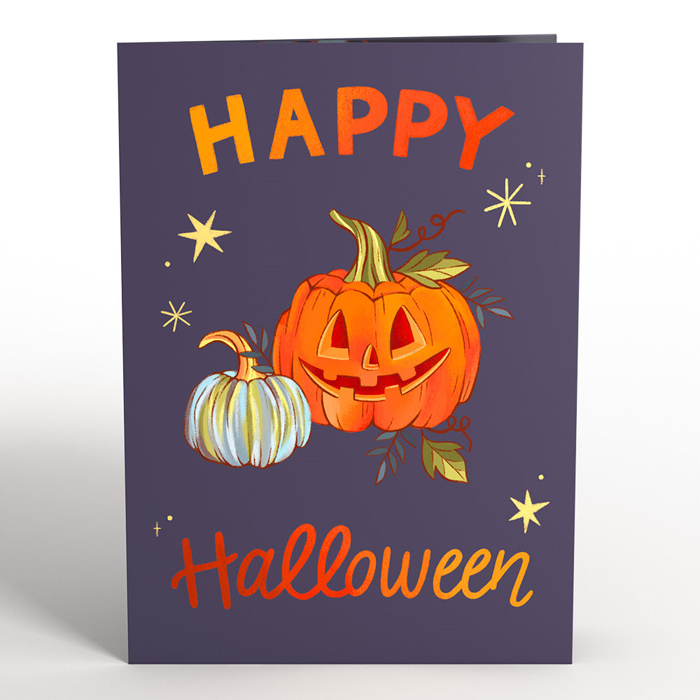 interactive spooky haunted house witch ghost pumpkin and black cat pop up 3d paper halloween greeting card