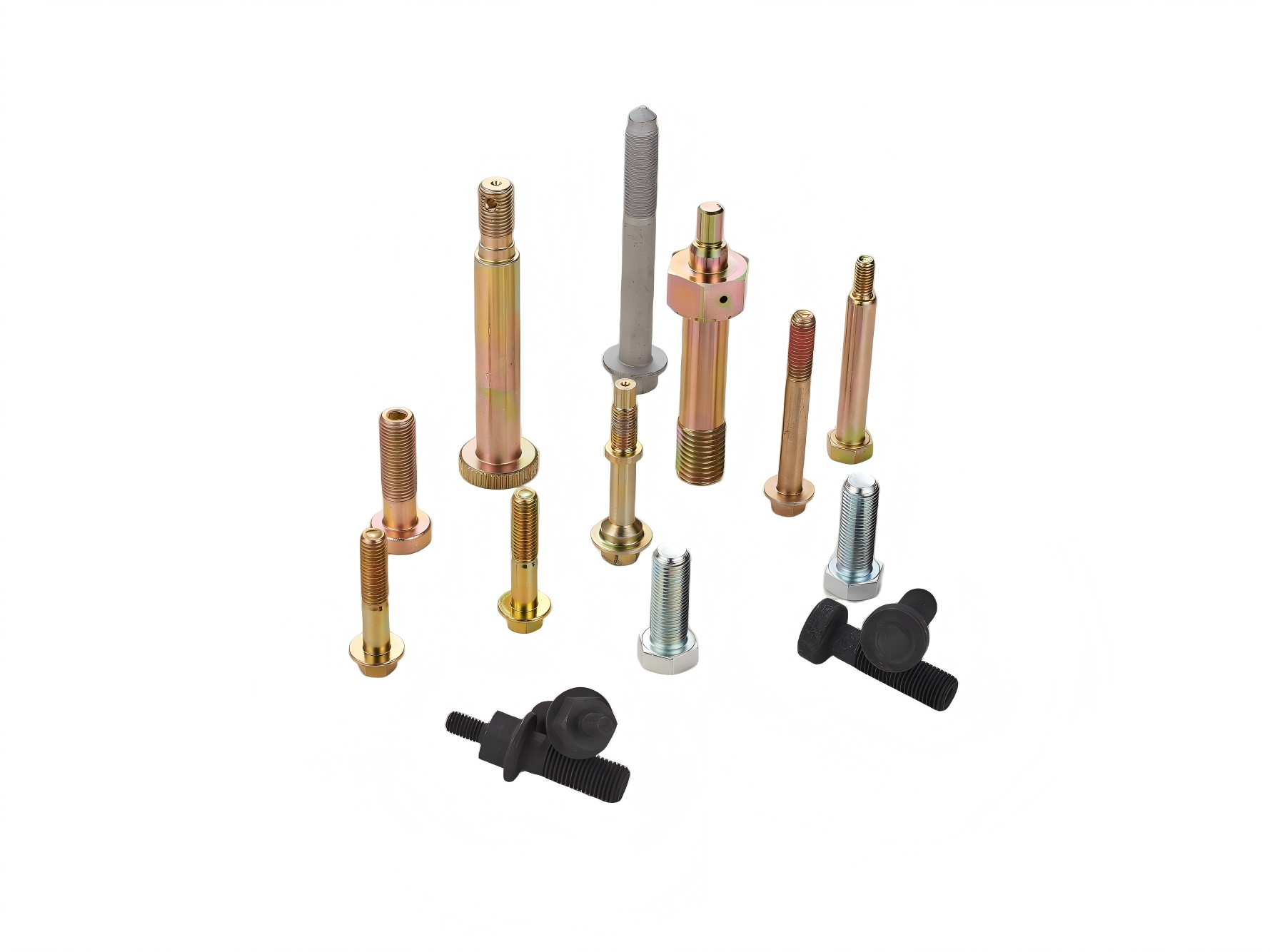 Automotive Metric M10 Full Thread Hex Flange Bolt - High Tensile Galvanized Fastener