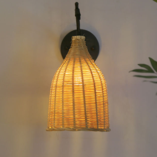 bamboo wall lamp light