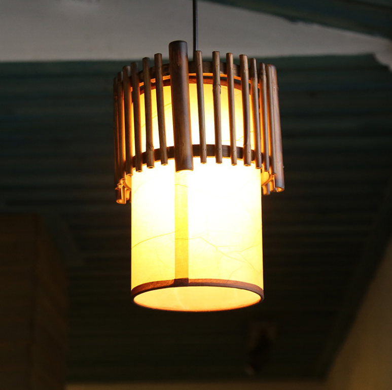 Chinese Bamboo & Fabric Pendant Light – Restaurant, Hotel & Project Decorative Lighting