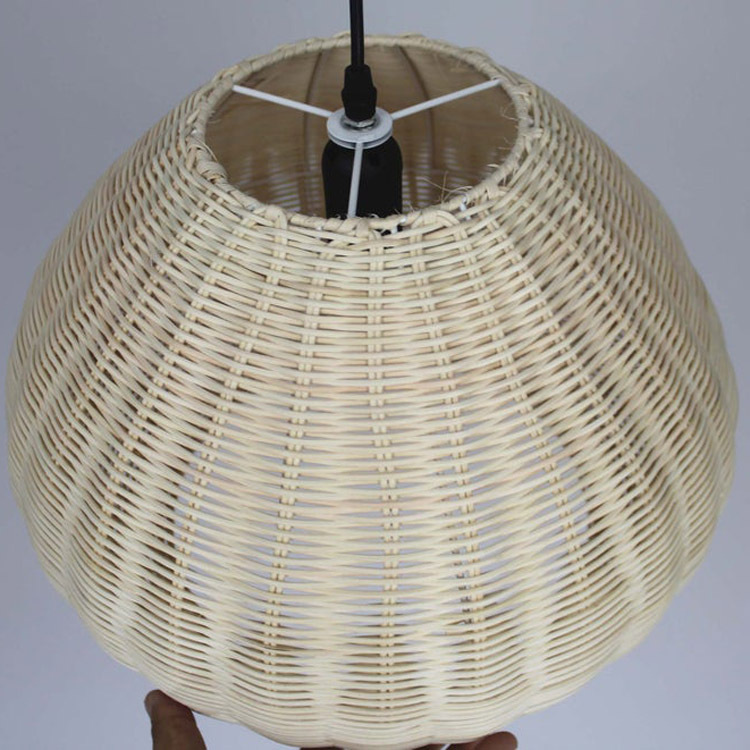 Handwoven Rattan Floor Lamp - Warm Ambient Lighting