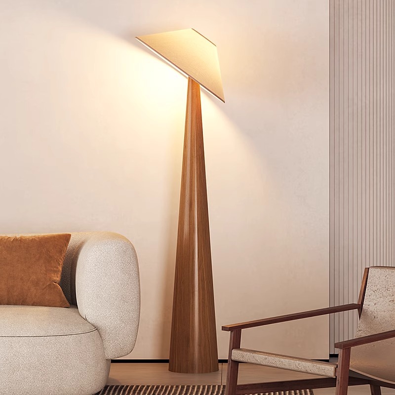 Modern Minimalist Handmade Solid Wood Floor Lamp | Nordic Style Table Lamp
