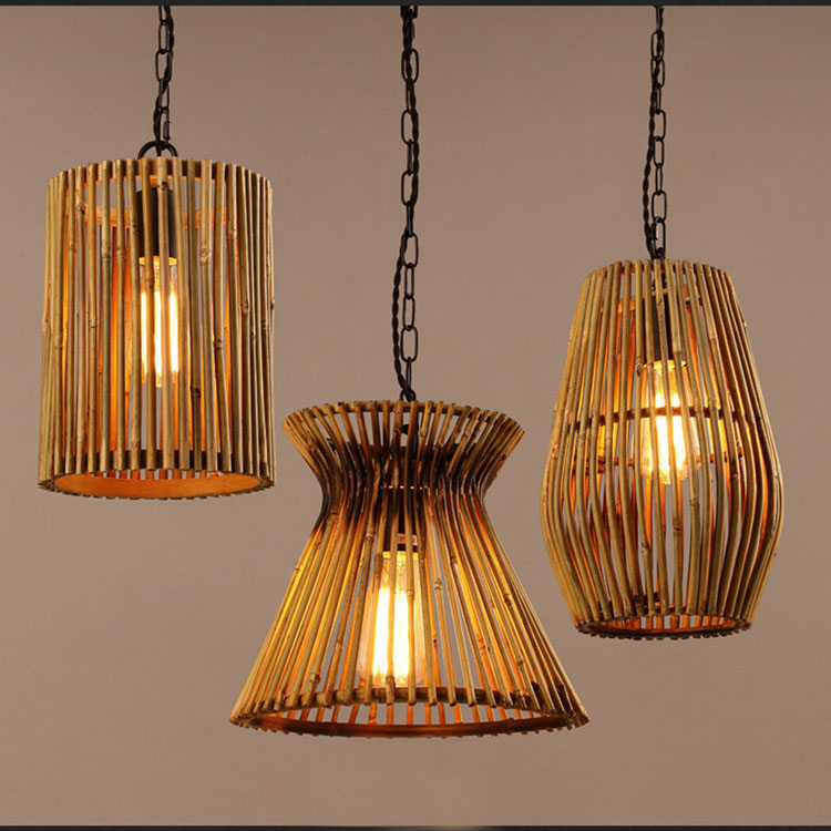 Handwoven Rattan Pendant Light
