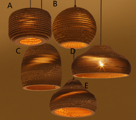 Rustic Handcrafted Wooden Pendant Light Set – Modern Vintage Ceiling Lighting